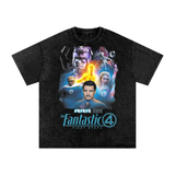 Fantastic Four Acid Wash Oversize T-Shirt