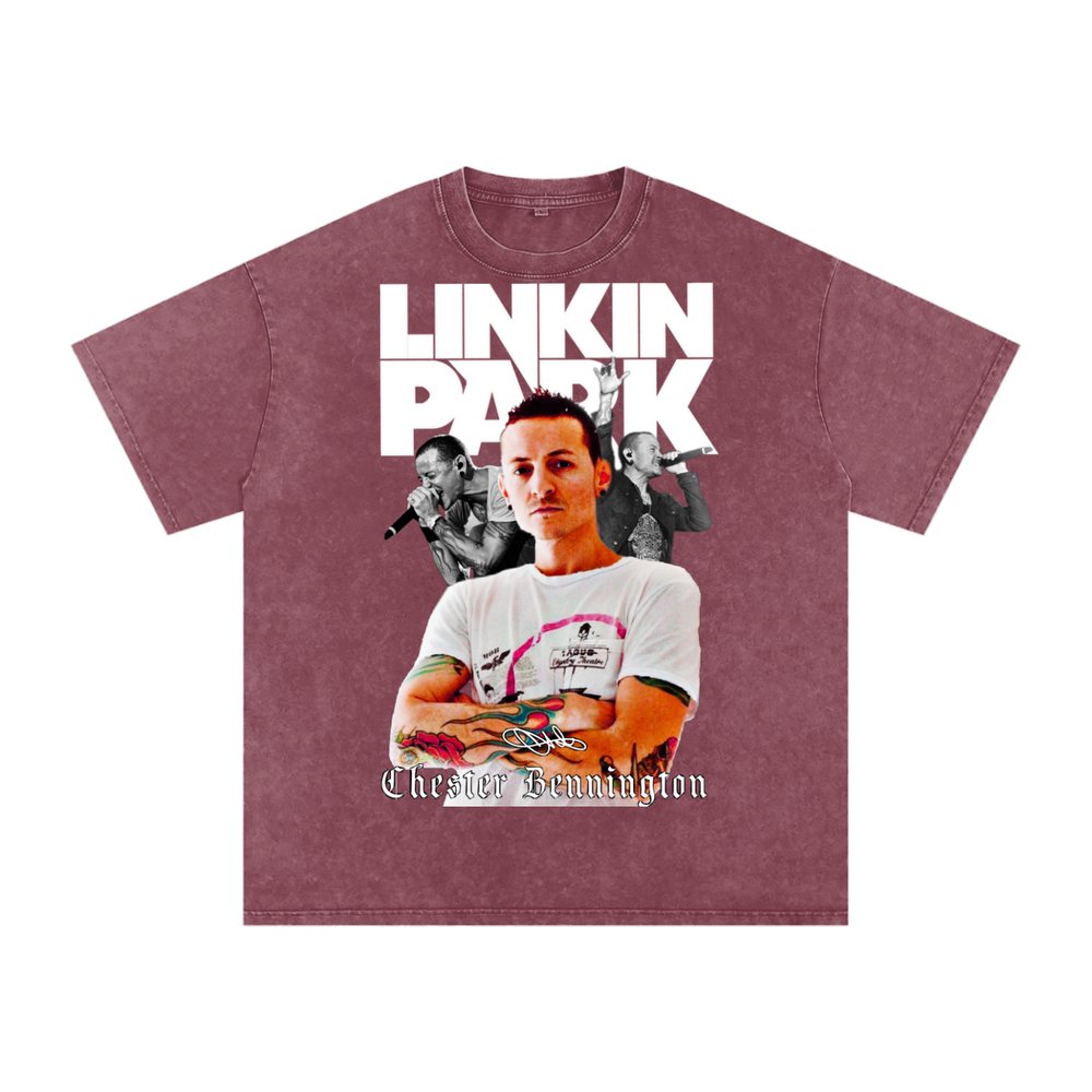 Linkin Park Acid Wash Oversize T-Shirt