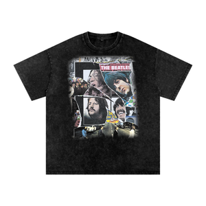 The Beatles Acid Wash Oversize T-Shirt