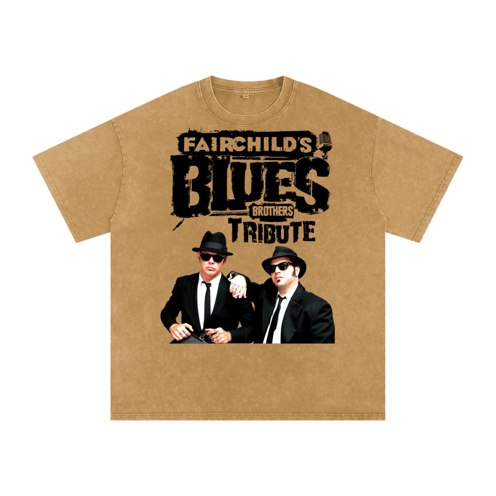 Blues Brothers Acid Wash Oversize T-Shirt
