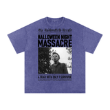 Micheal Myers Acid Wash Oversize T-Shirt