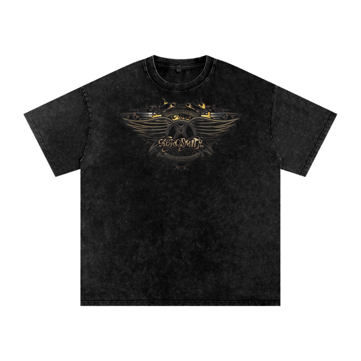 Aero Smith Acid Wash Oversize T-Shirt
