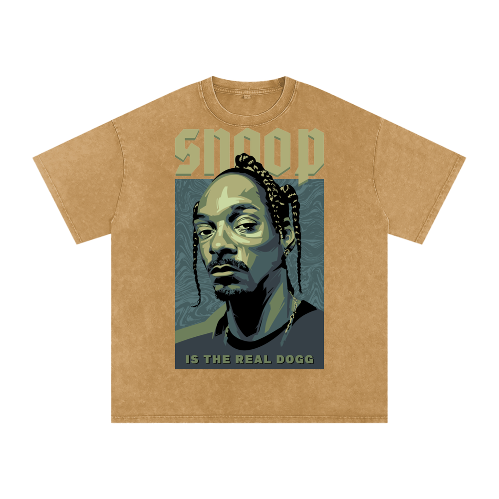 Snoop Dogg Acid Wash Oversize T-Shirt