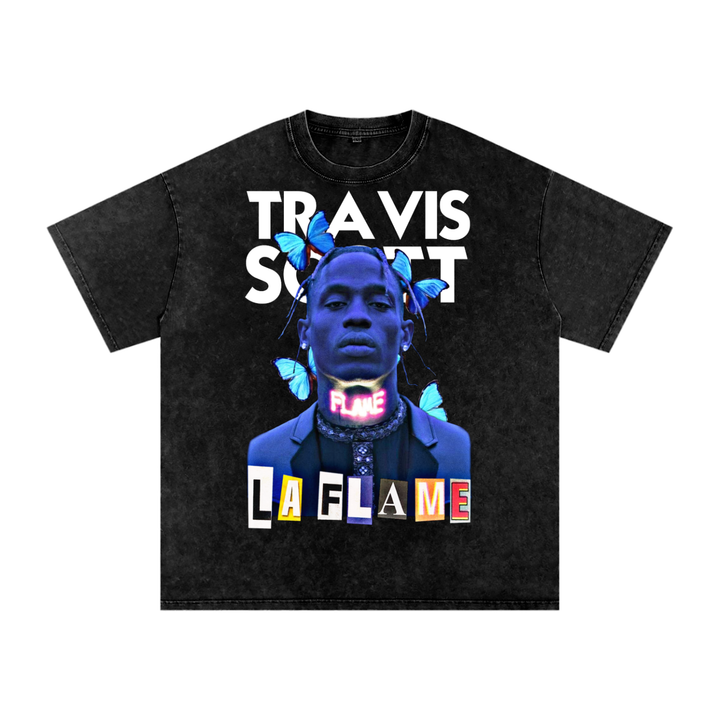 Travis Scott Acid Wash Oversize T-Shirt
