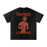 Tupac Shakur Acid Wash Oversize T-Shirt