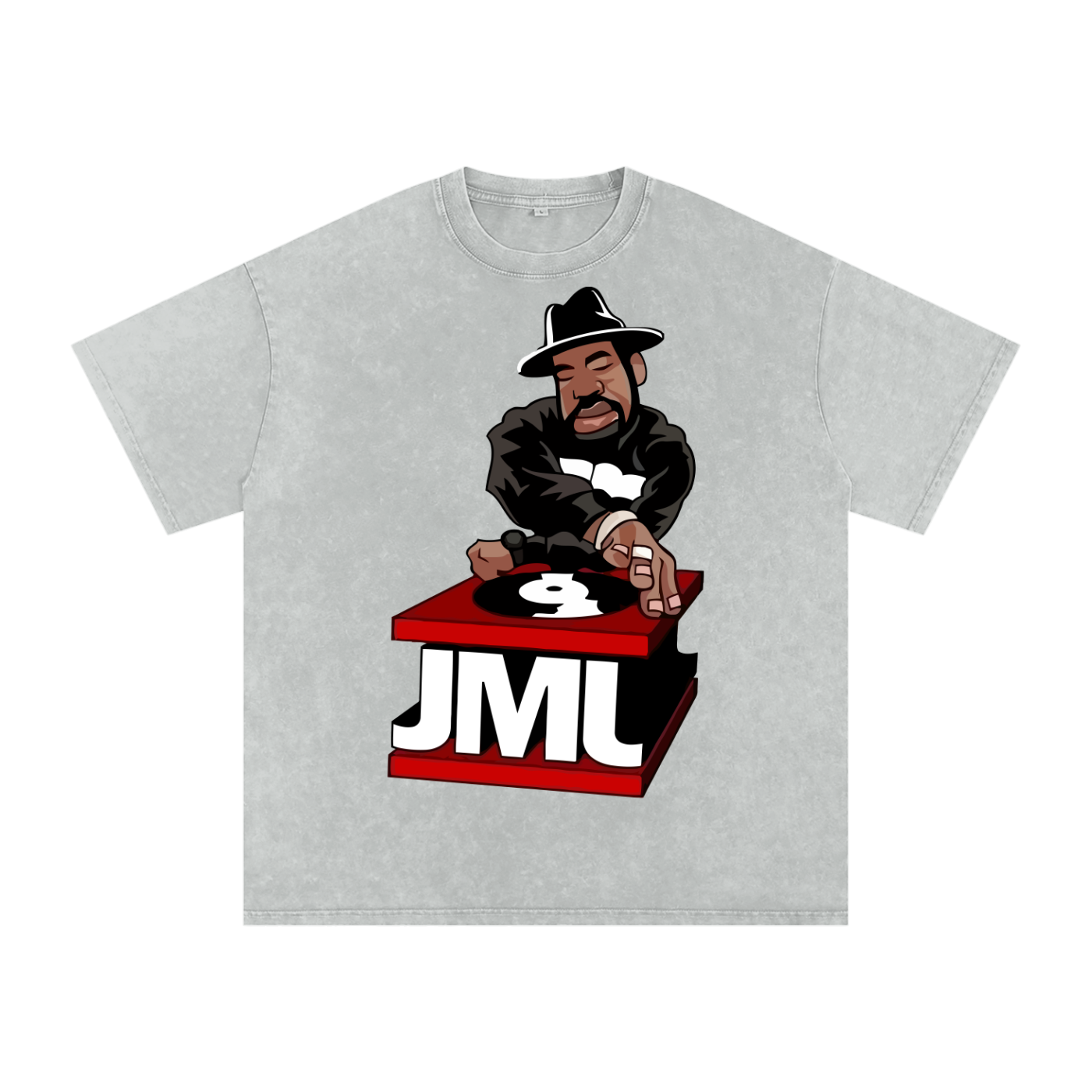 Jam Master Jay Acid Wash Oversize T-Shirt