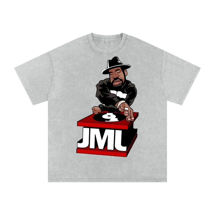 Jam Master Jay Acid Wash Oversize T-Shirt