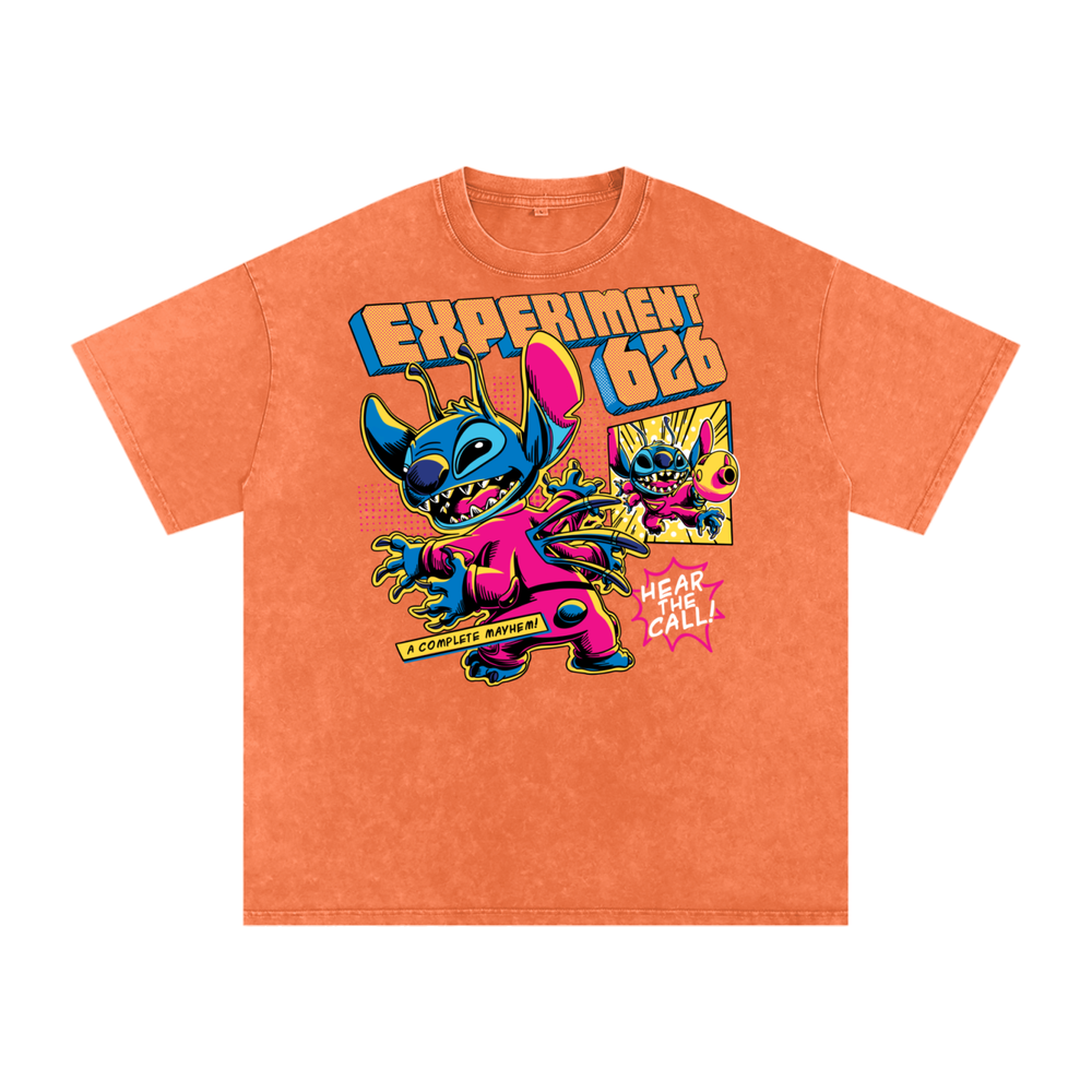 Stitch Acid Wash Oversize T-Shirt
