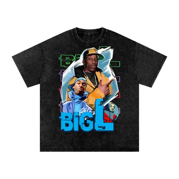 Big L Acid Wash Oversize T-Shirt
