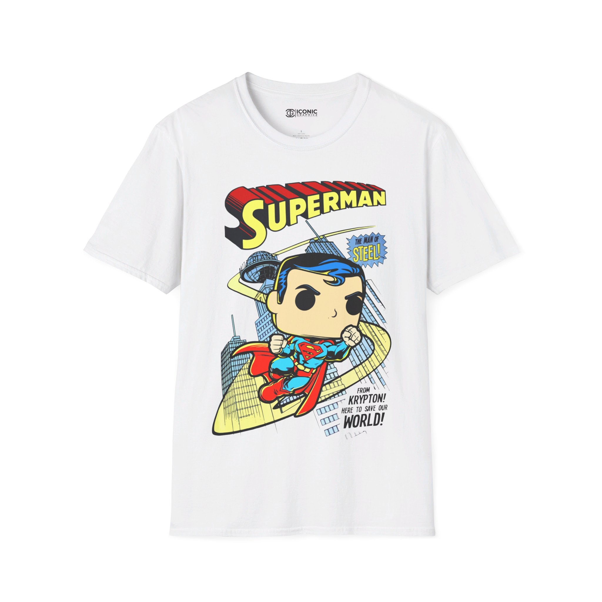 Superman Unisex Softstyle T-Shirt - IGZ Clothing 