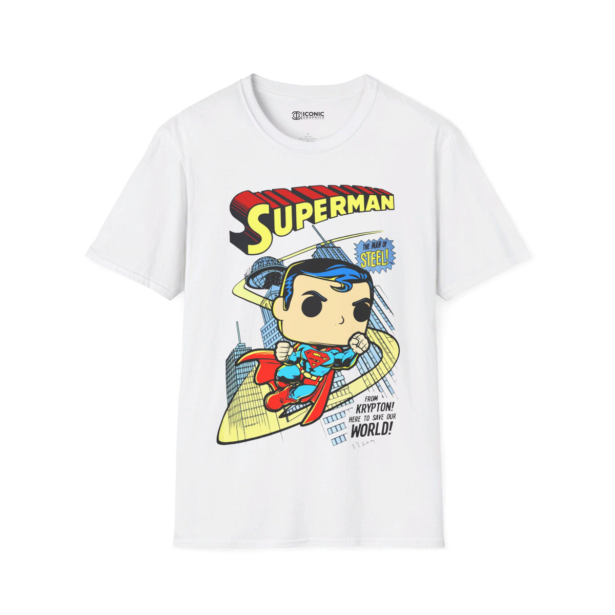 Superman Unisex Softstyle T-Shirt - IGZ Clothing 