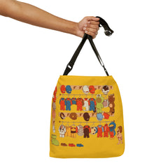 Mario Adjustable Tote Bag (AOP) - IGZ Clothing 