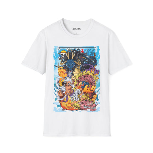 Sun God Luffy Unisex Softstyle T-Shirt - IGZ Clothing 