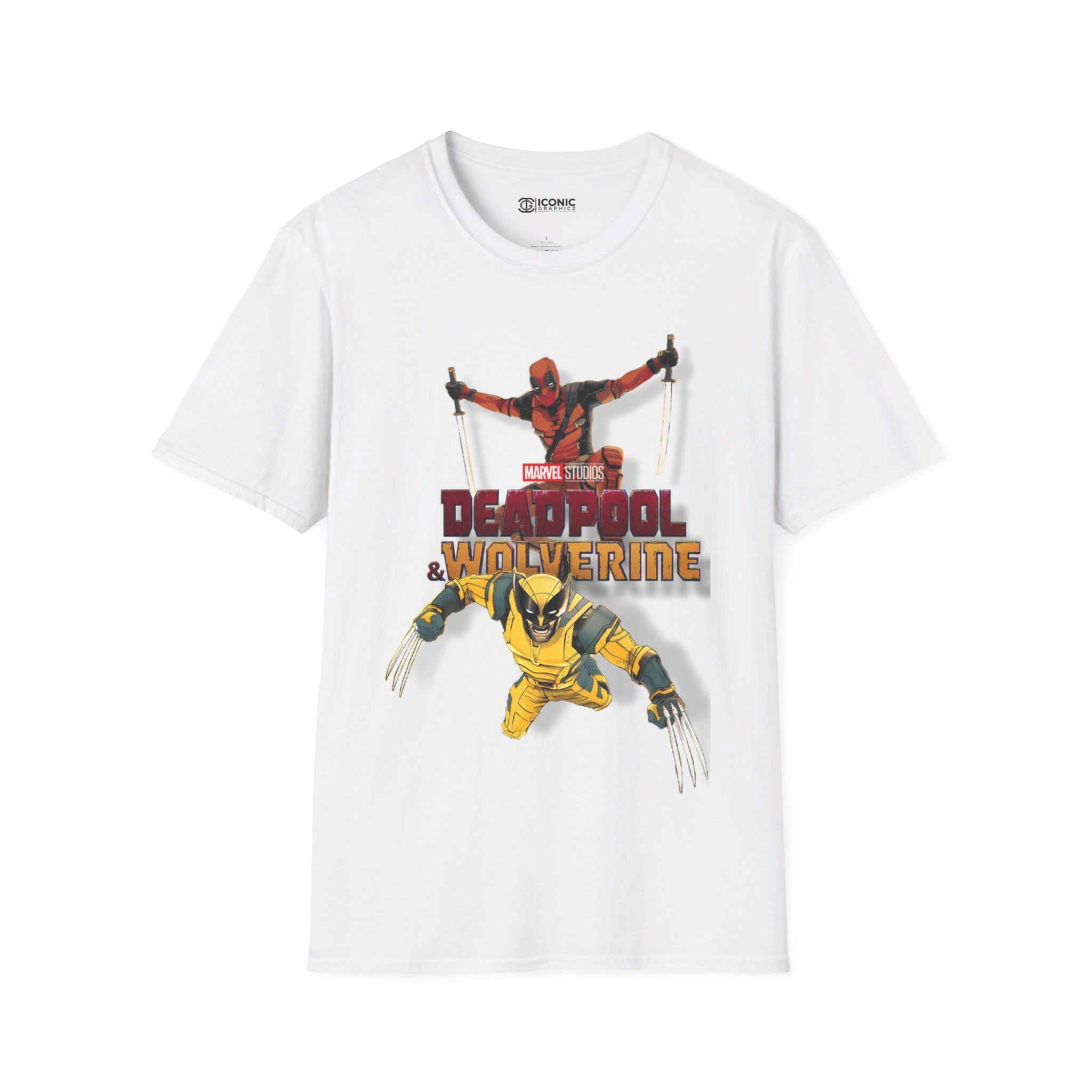 Deadpool and Wolverine Unisex Softstyle T-Shirt - IGZ Clothing 