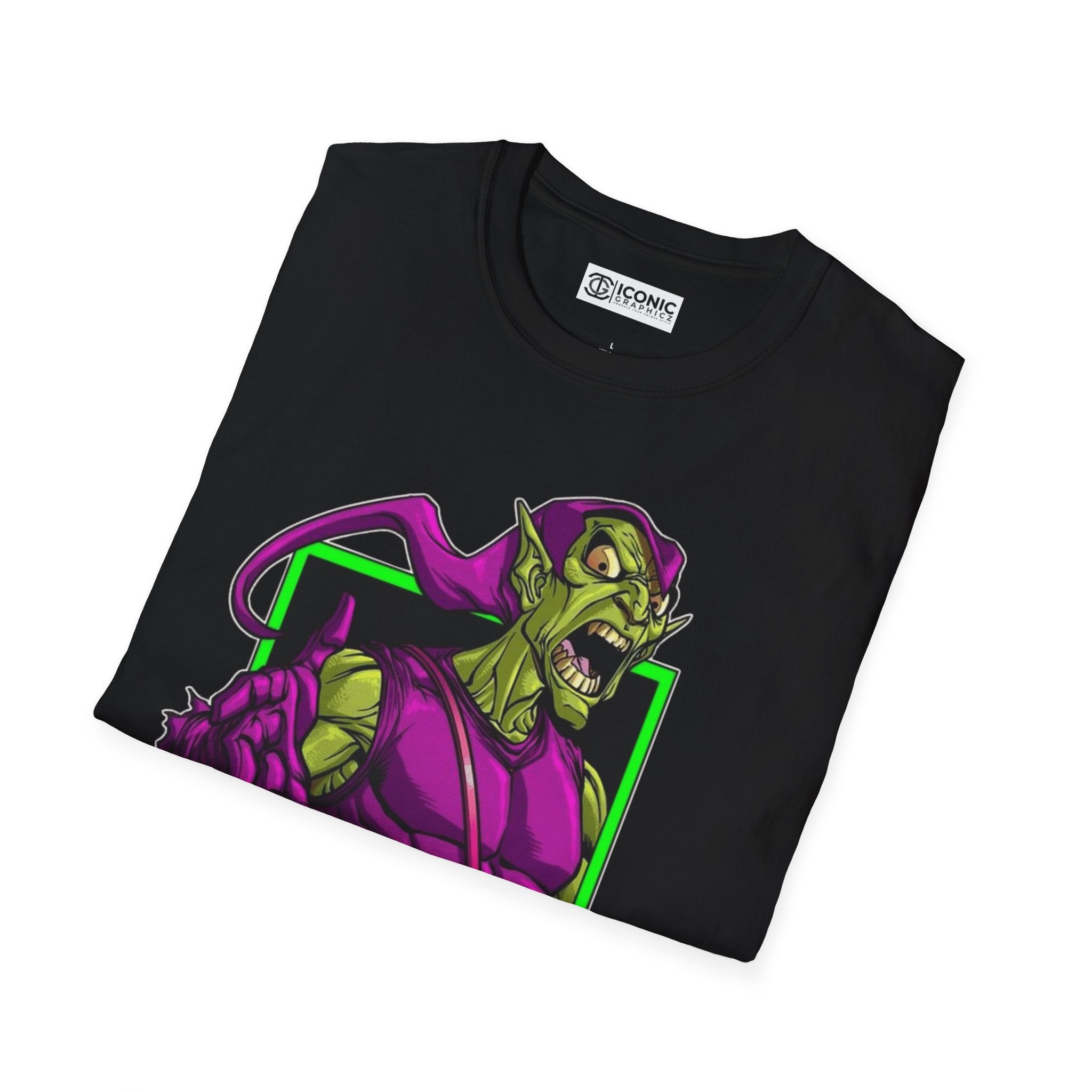 Green Goblin Unisex Softstyle T-Shirt - IGZ Clothing 