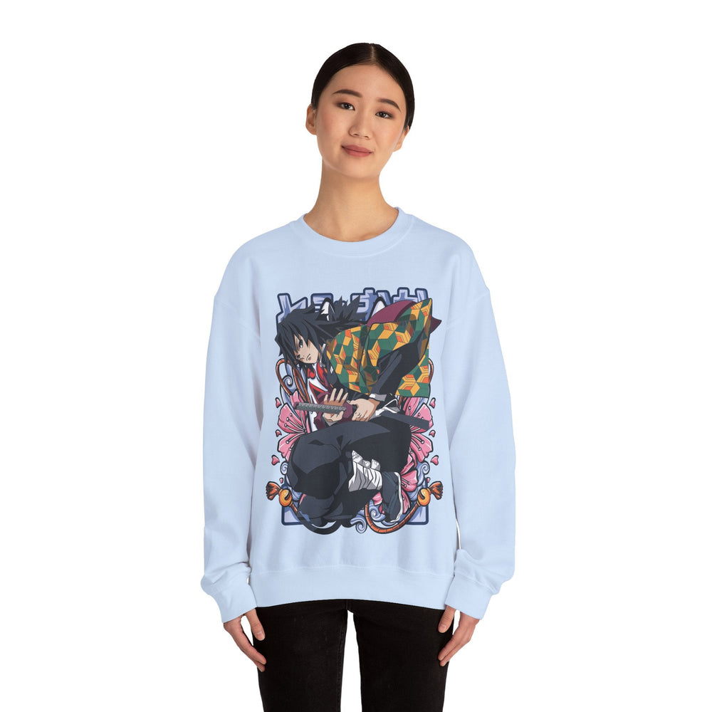 Giyu Demon Slayer Unisex Heavy Blend™ Crewneck Sweatshirt Printify