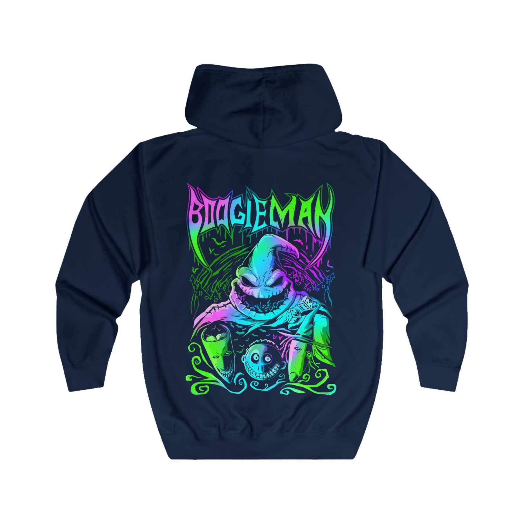 Oogie Boogie Unisex Full Zip Hoodie