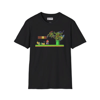 TMNT and Mario Unisex Softstyle T-Shirt - IGZ Clothing 