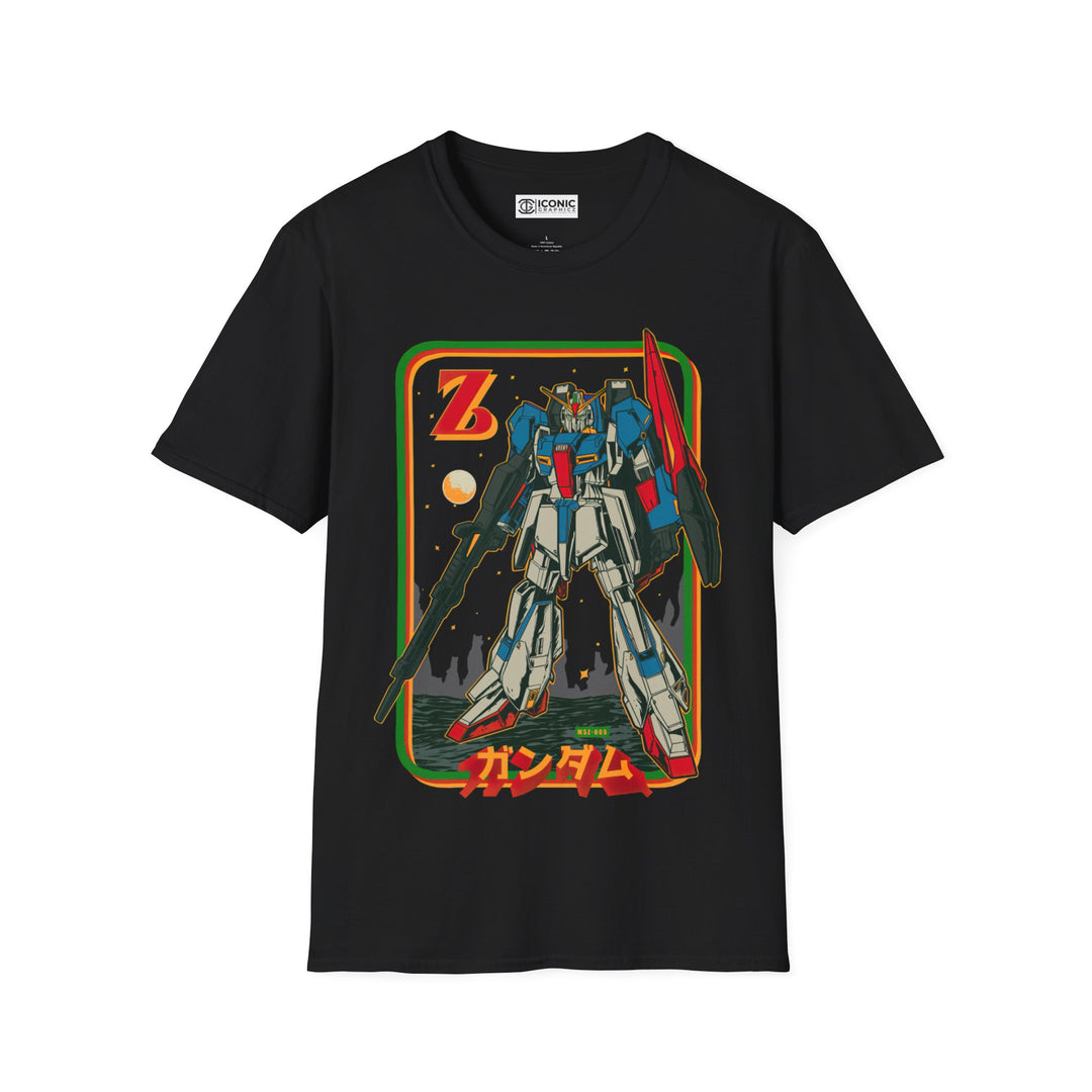 Retro Zeta Gundam Unisex Softstyle T-Shirt - Premium T-Shirt from - Just $26! Shop now at IGZ Clothing 