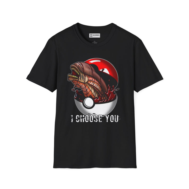 Alien pokemon parody Unisex Softstyle T-Shirt - IGZ Clothing 