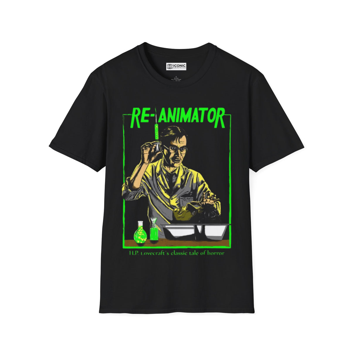 Re-Animator Unisex Softstyle T-Shirt - IGZ Clothing 