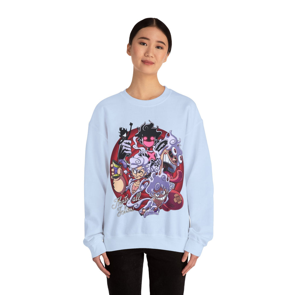 Sun God Luffy Unisex Heavy Blend™ Crewneck Sweatshirt Printify