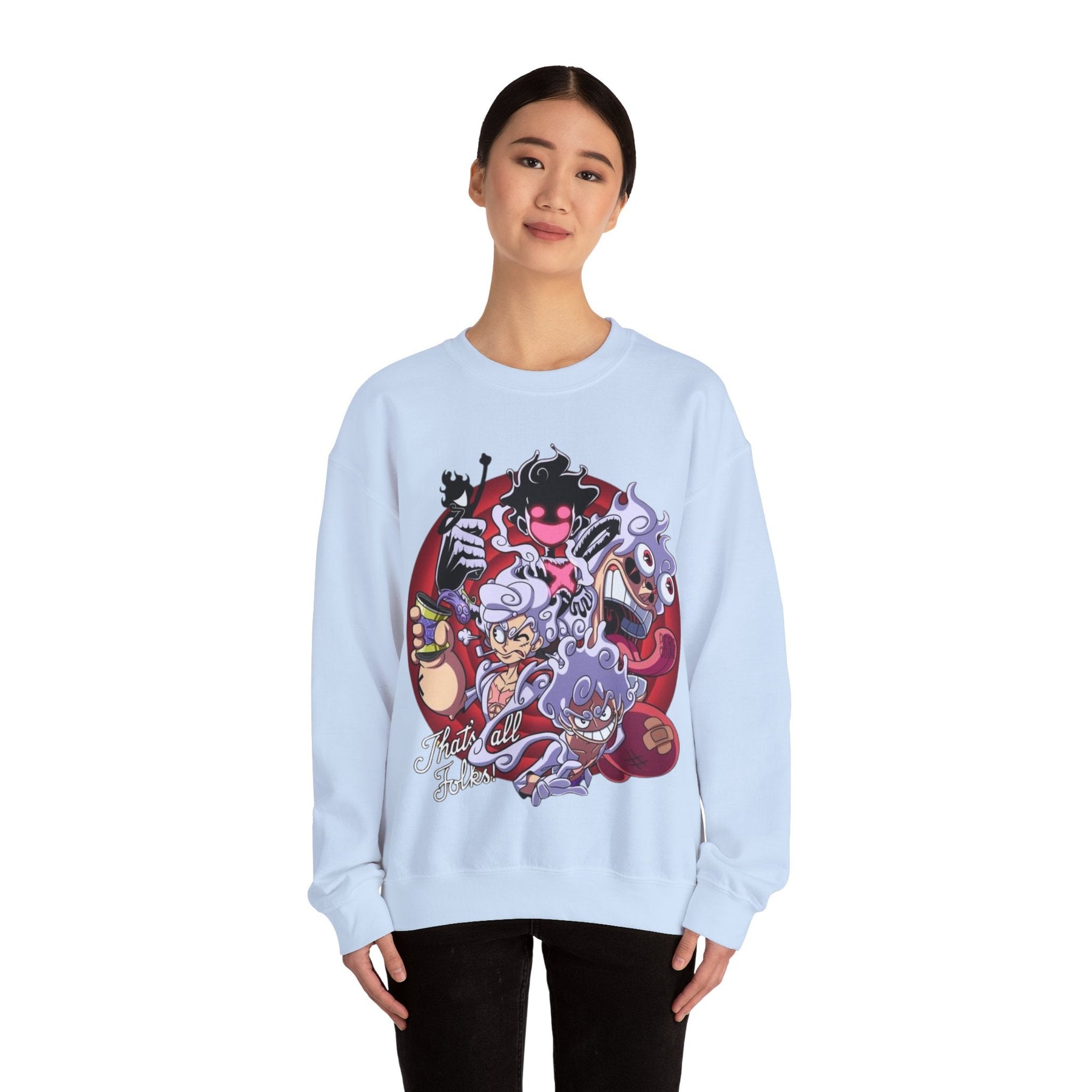 Sun God Luffy Unisex Heavy Blend™ Crewneck Sweatshirt Printify