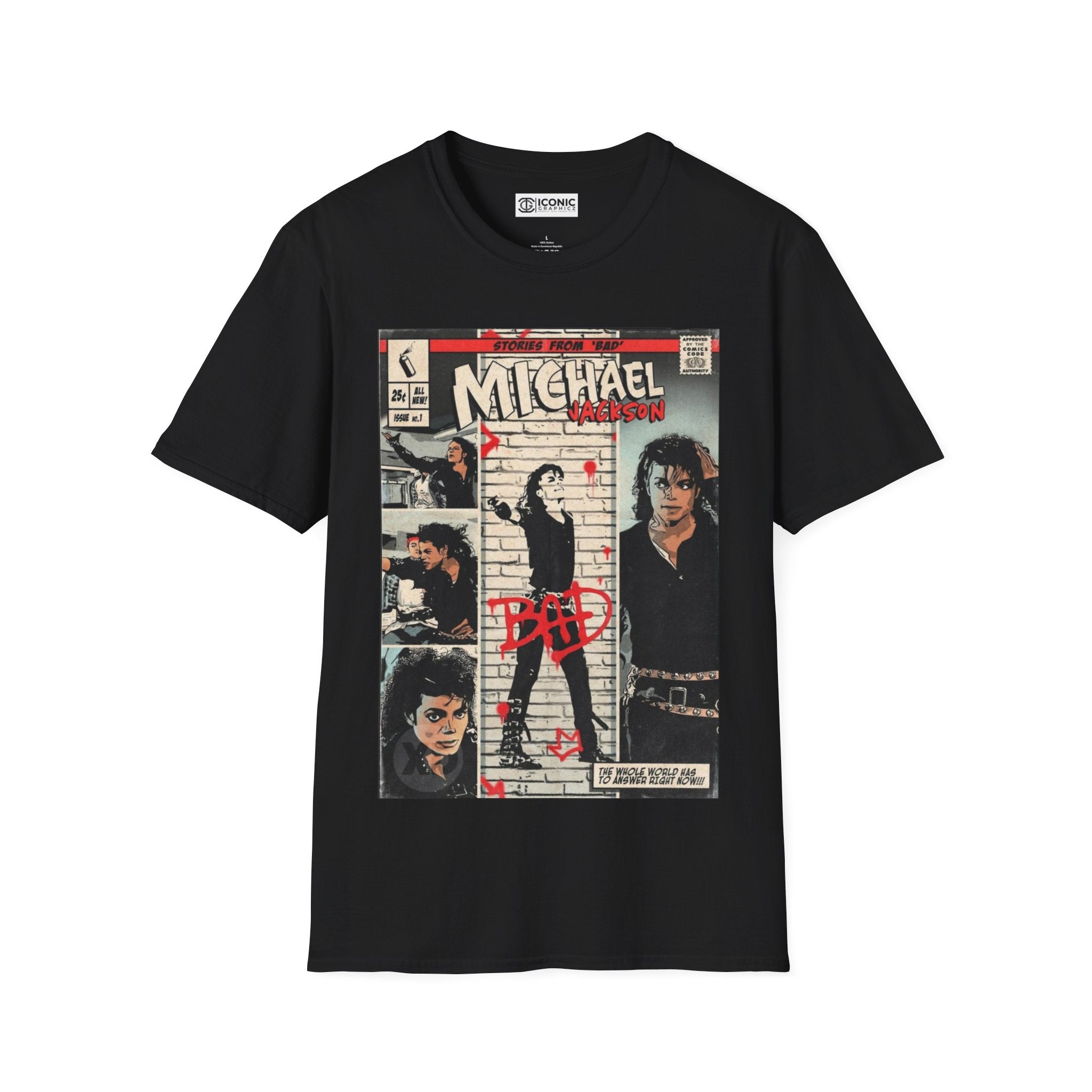 Micheal Jackson Unisex Softstyle T-Shirt - IGZ Clothing 