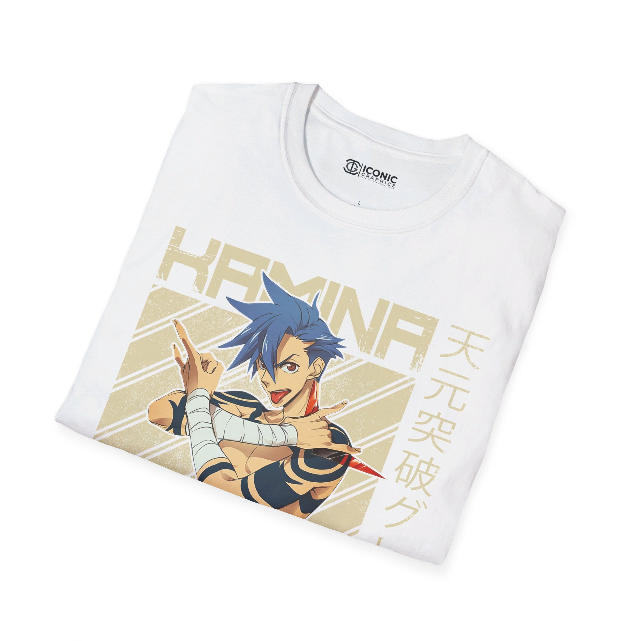 Gurren Lagann Kamina Unisex Softstyle T-Shirt - IGZ Clothing 