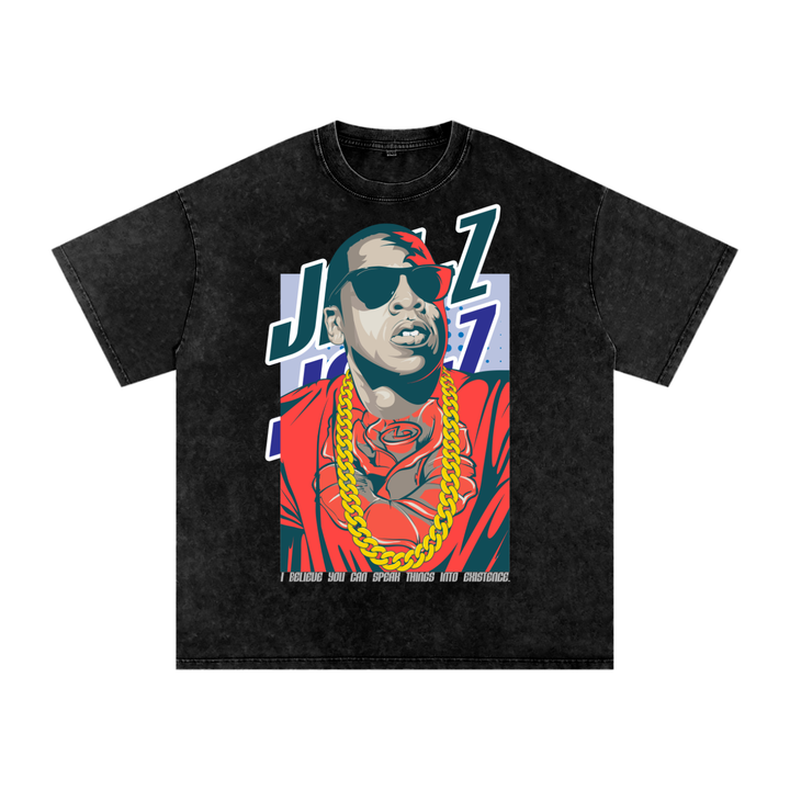 Jay-Z Acid Wash Oversize T-Shirt