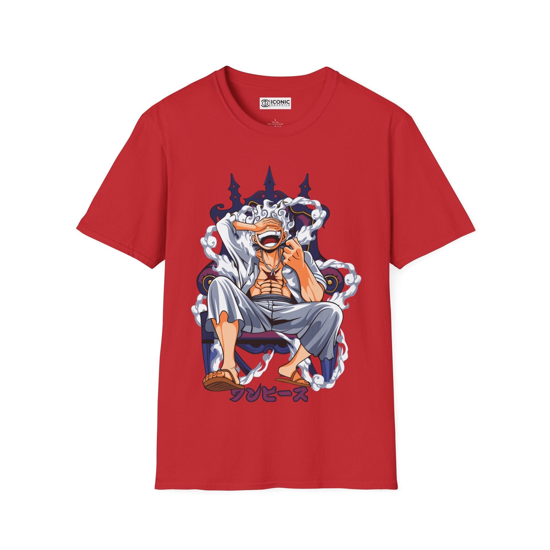 Sun God Luffy One Piece T-Shirt Printify