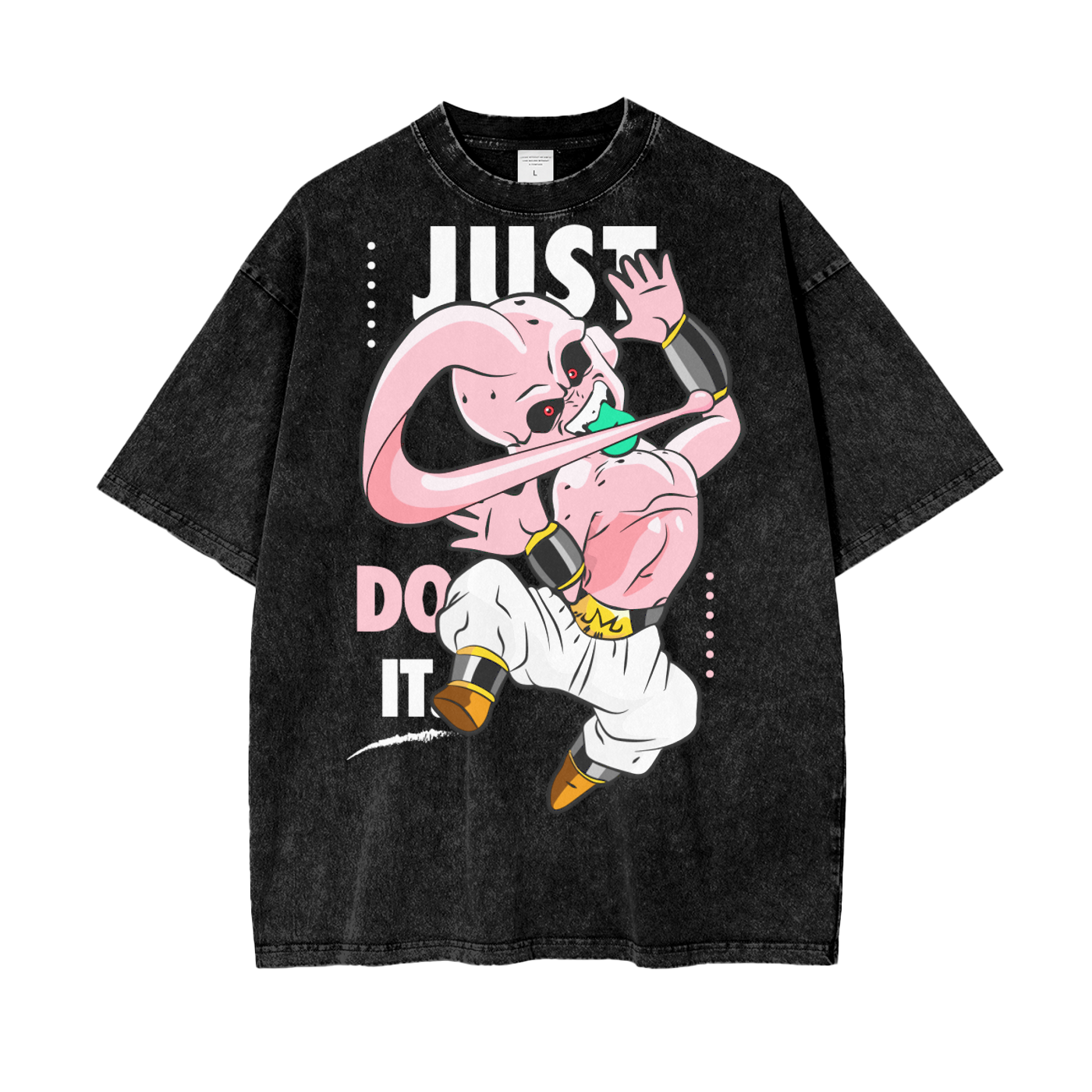 Majin Buu Dragonball Oversize Snow Washed T-Shirt