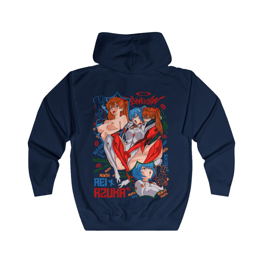 Asuka Evangelion Unisex Full Zip Hoodie