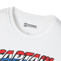 Captain America Unisex Softstyle T-Shirt - IGZ Clothing 