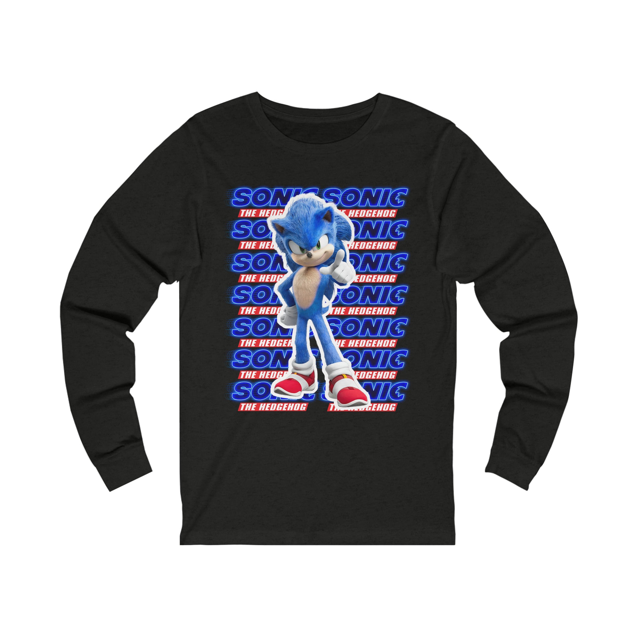 Sonic Unisex Jersey Long Sleeve Tee - IGZ Clothing 