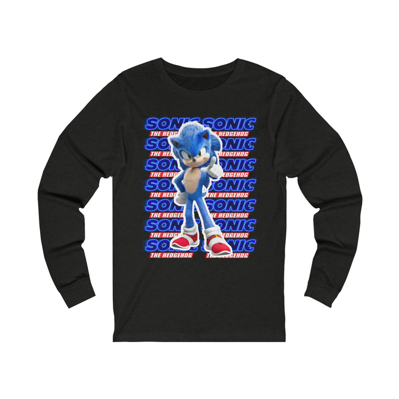 Sonic Unisex Jersey Long Sleeve Tee - IGZ Clothing 