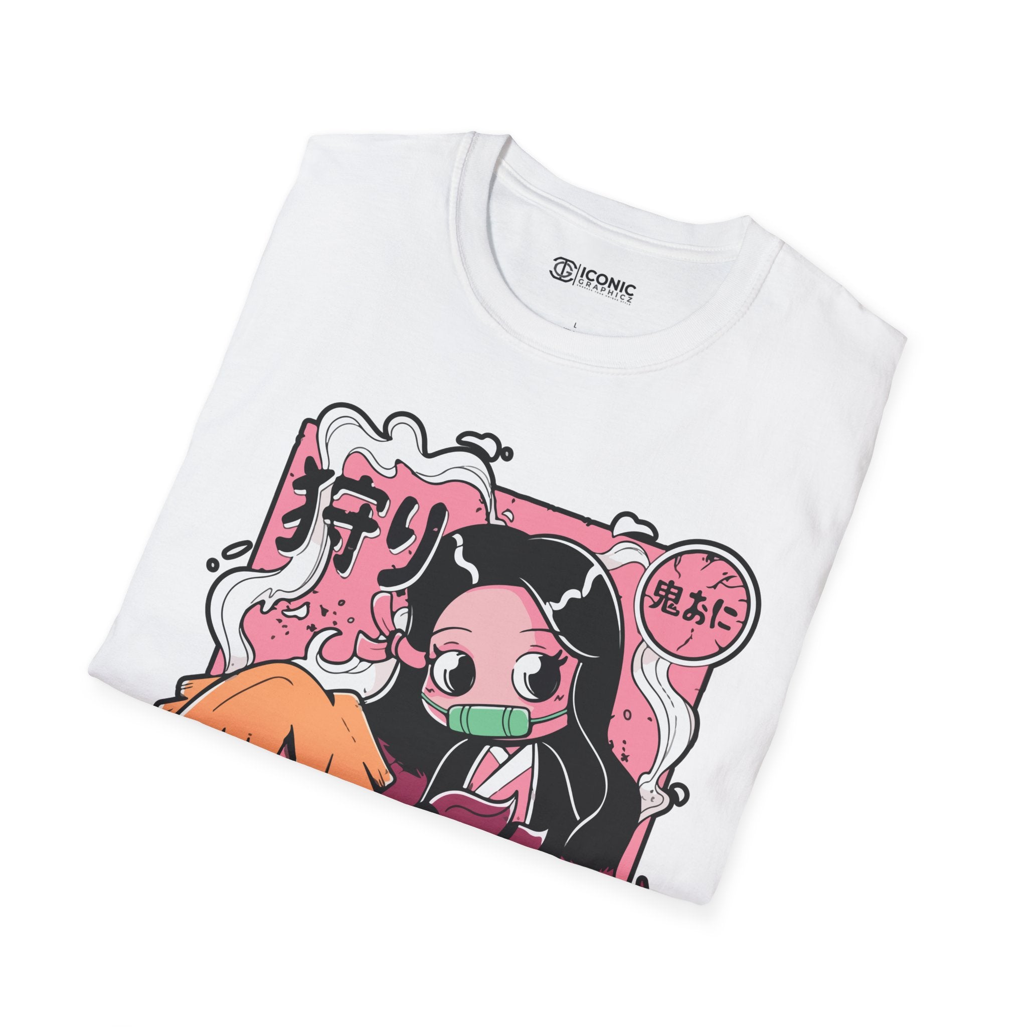 Tanjiro and Nezuko Unisex Softstyle T-Shirt - IGZ Clothing 