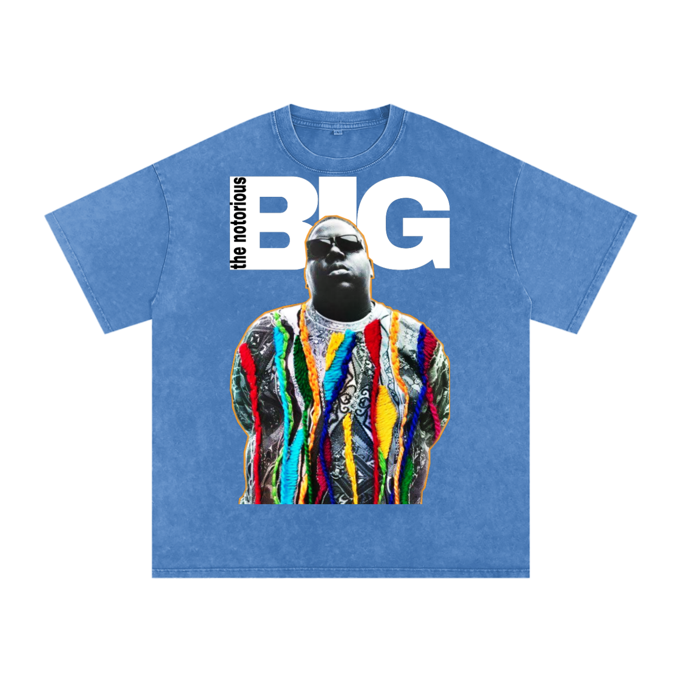 Biggie Acid Wash Oversize T-Shirt - 250 GSM