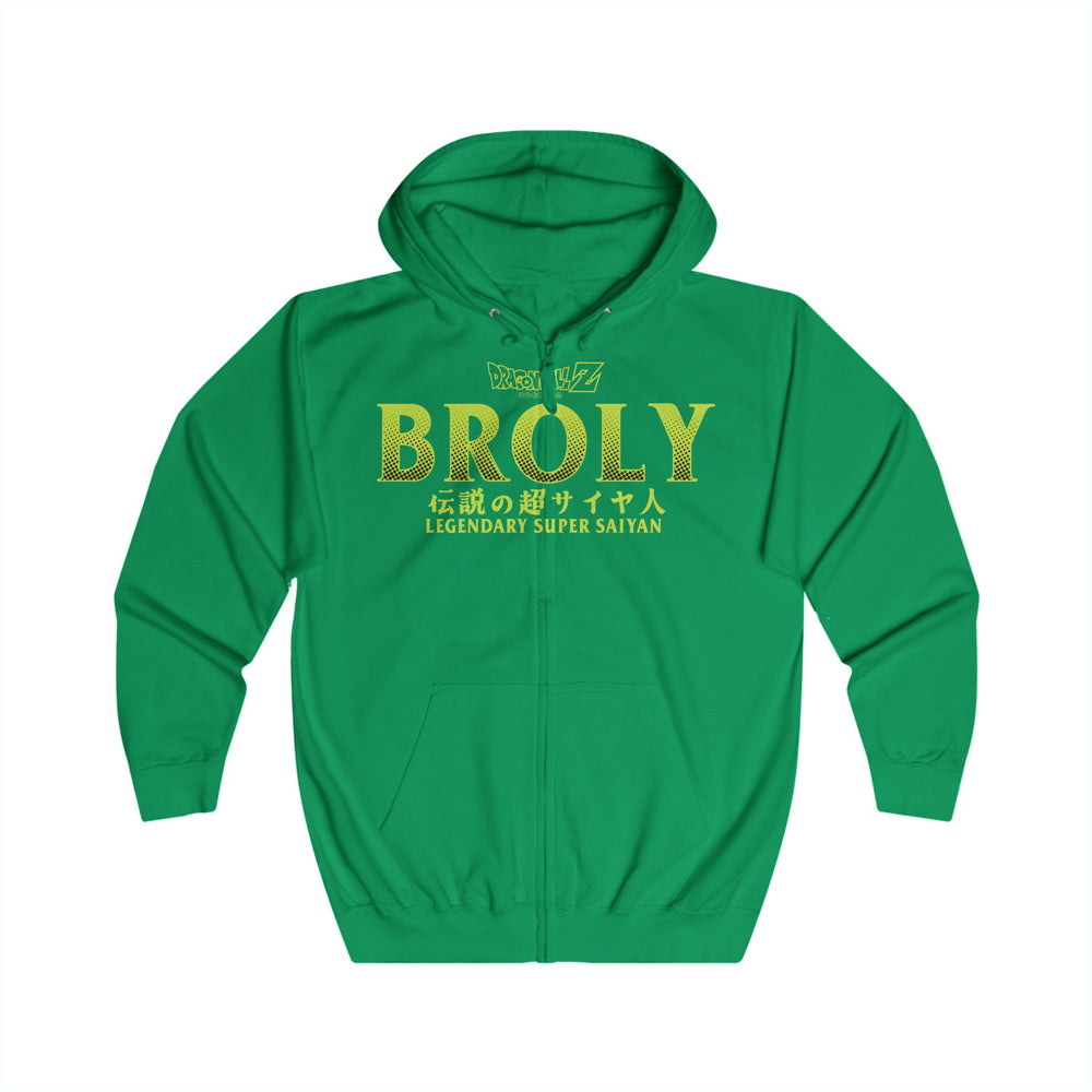 Broly Dragonball Z Unisex Full Zip Hoodie