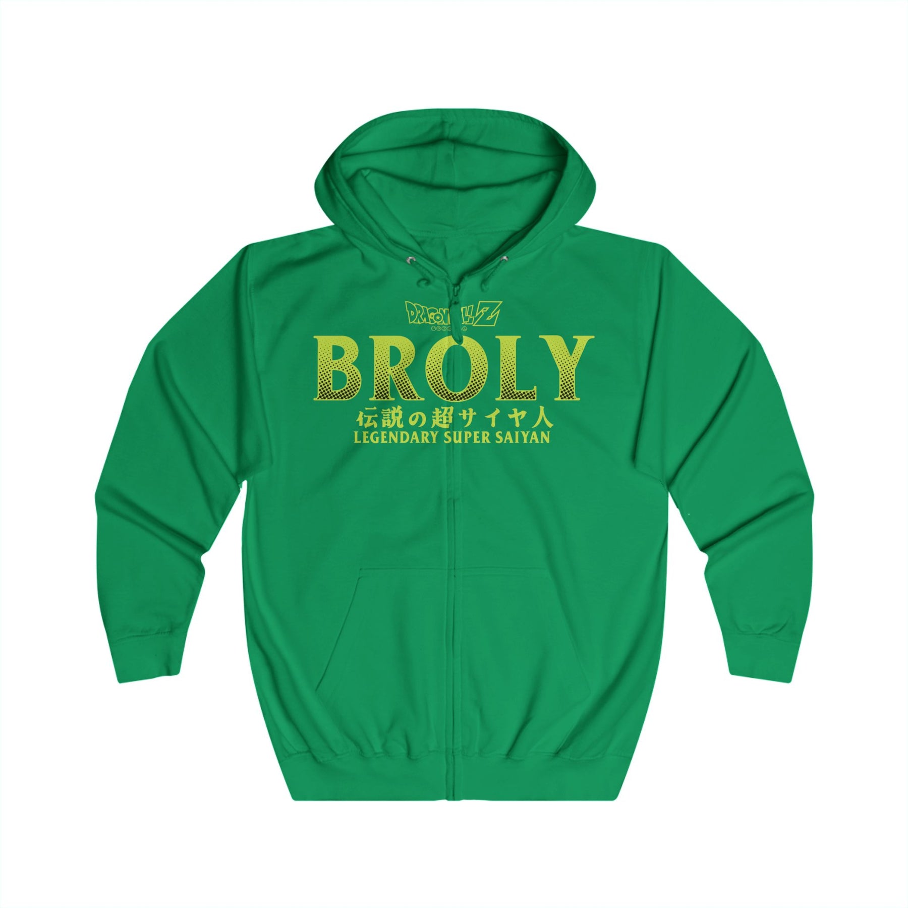 Broly Dragonball Z Unisex Full Zip Hoodie