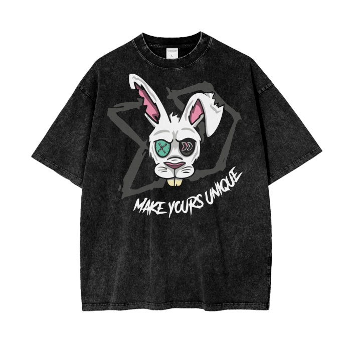 Unique Acid Wash Oversize T-Shirt ODMPOD
