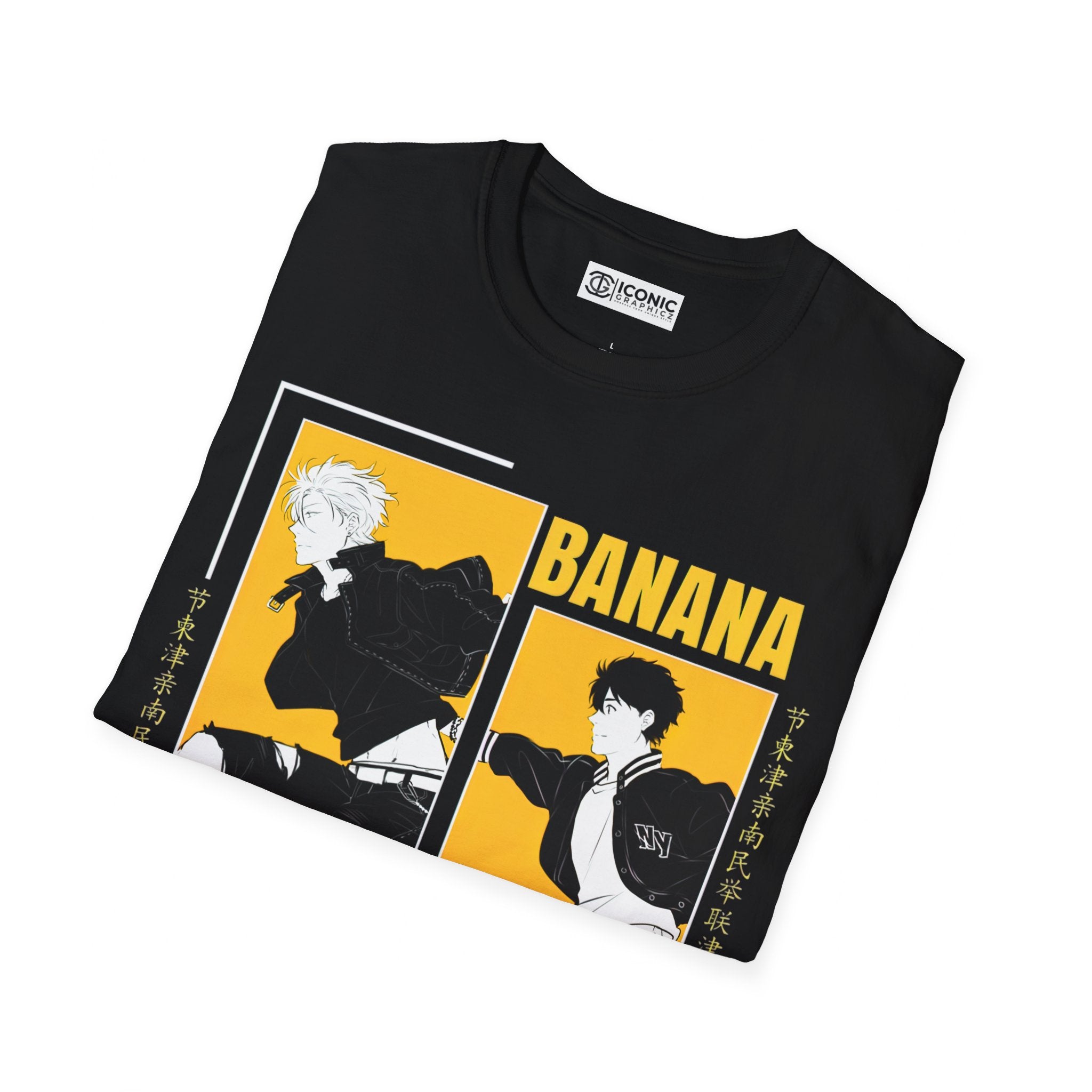 Banana Fish Unisex Softstyle T-Shirt - IGZ Clothing 