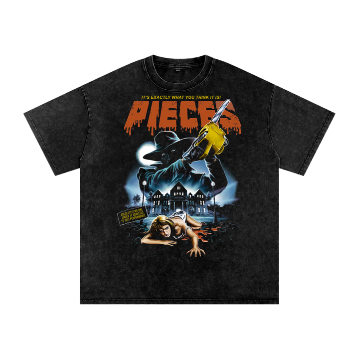 Pieces Acid Wash Oversize T-Shirt