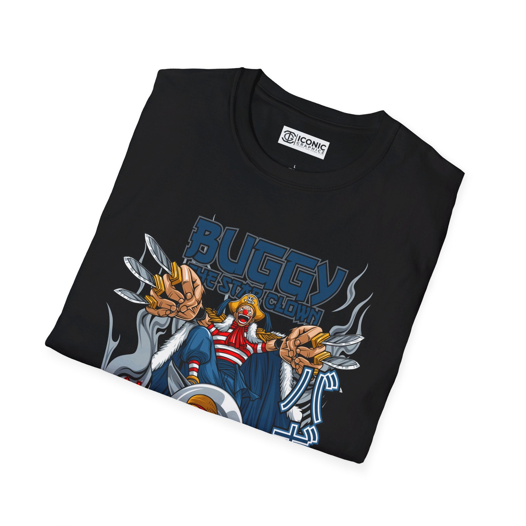 Luffy and Buggy Unisex Softstyle T-Shirt - IGZ Clothing 