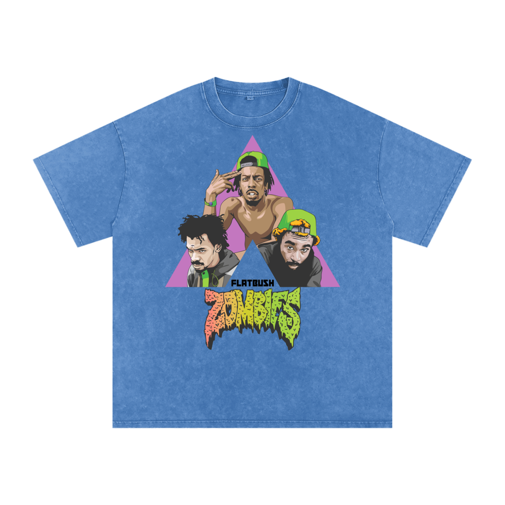 Flatbush Zombie Acid Wash Oversize T-Shirt