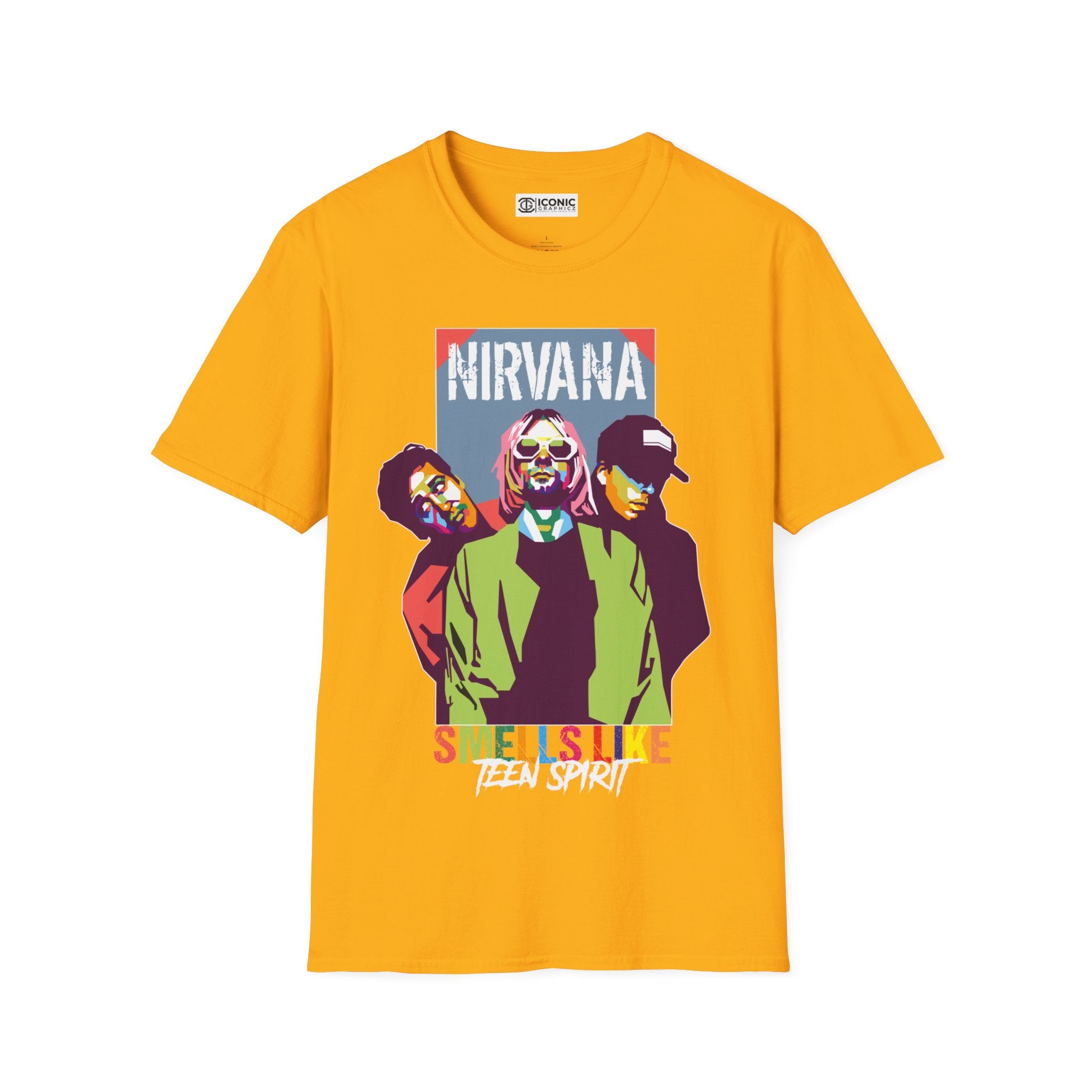 Nirvana Unisex Softstyle T-Shirt - IGZ Clothing 