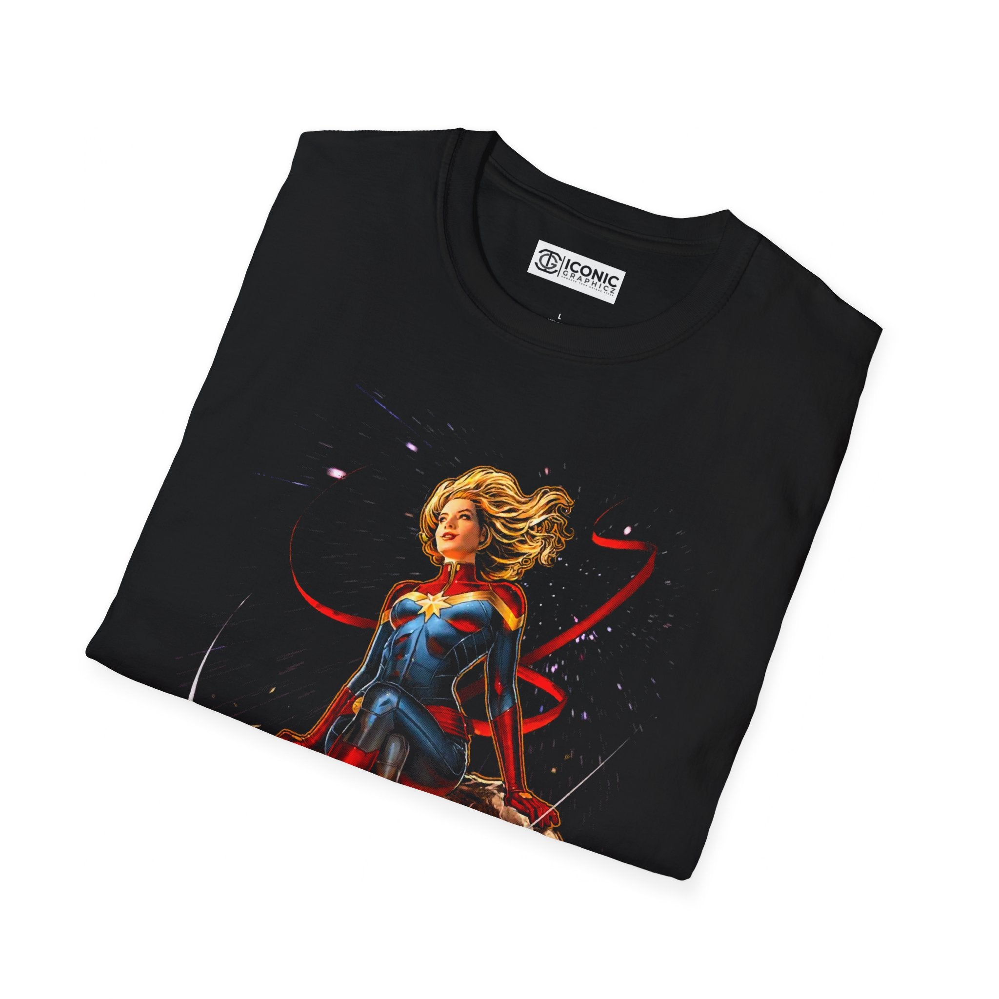 Captain Marvel Unisex Softstyle T-Shirt - IGZ Clothing 