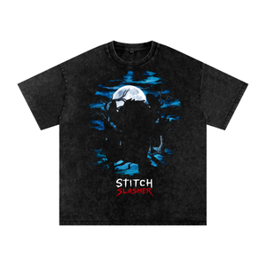 Stitch Acid Wash Oversize T-Shirt