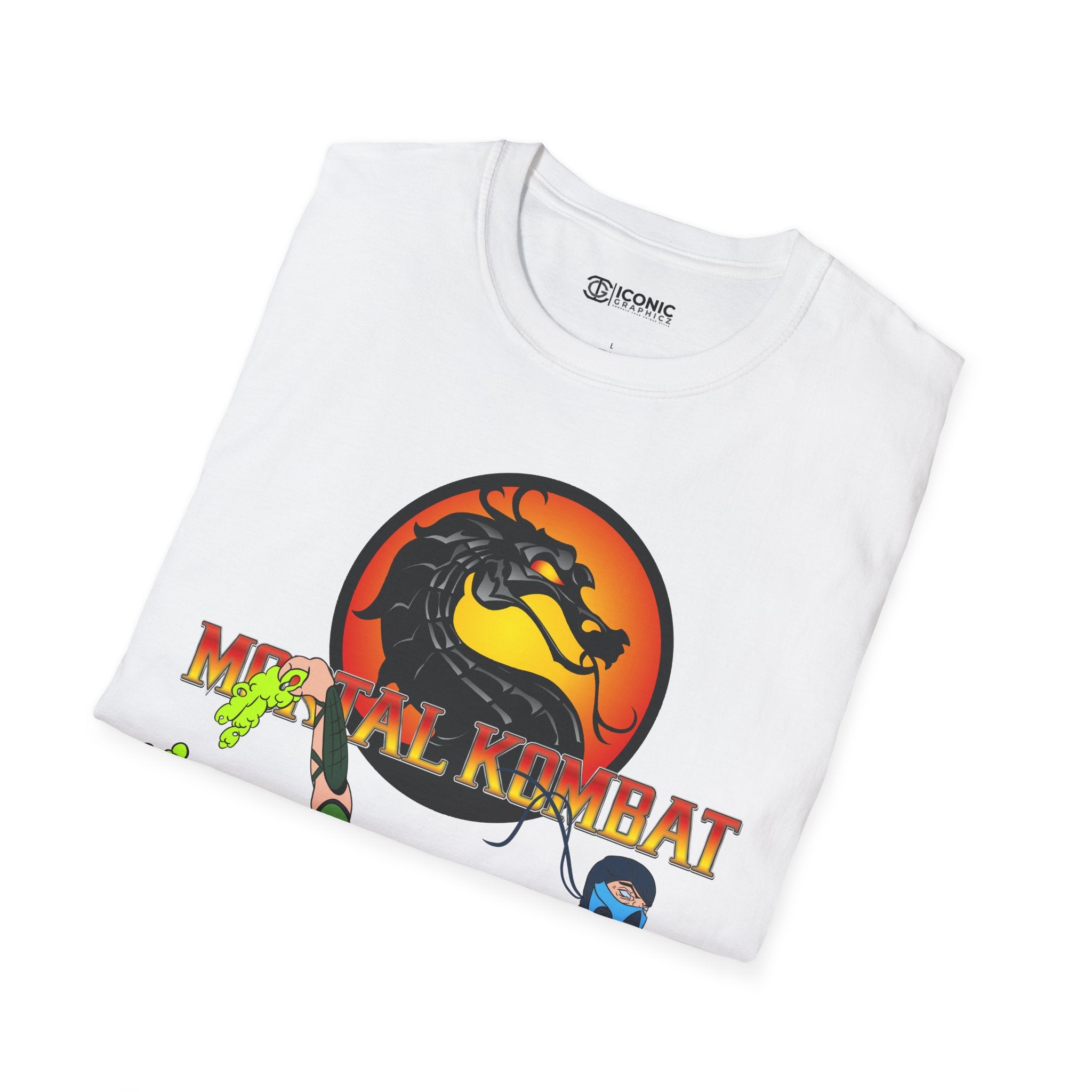 Mortal Kombat Unisex Softstyle T-Shirt - IGZ Clothing 