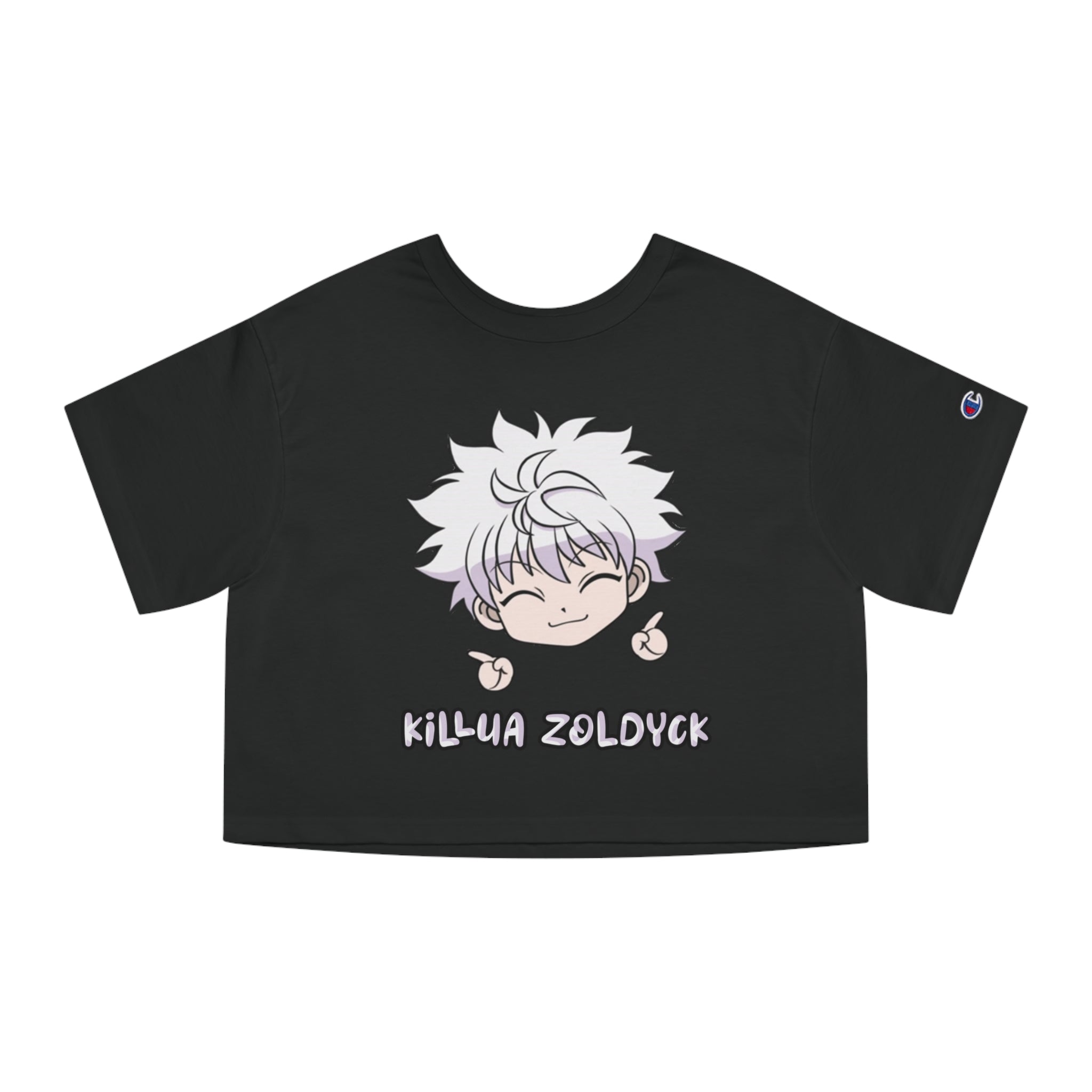 Killua Champion Women's Heritage Cropped T-Shirt - IGZ Clothing 